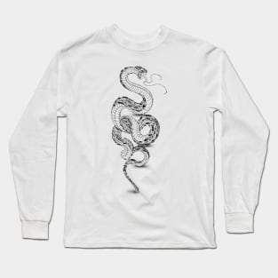 Dark danger snake attack 1 Long Sleeve T-Shirt